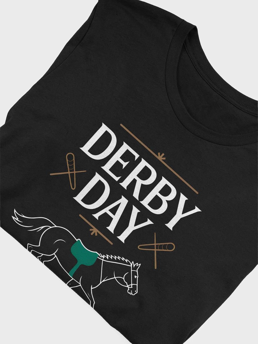 Derby Day Graphic Tee | Racing Spirit Green & White Design product image (5)