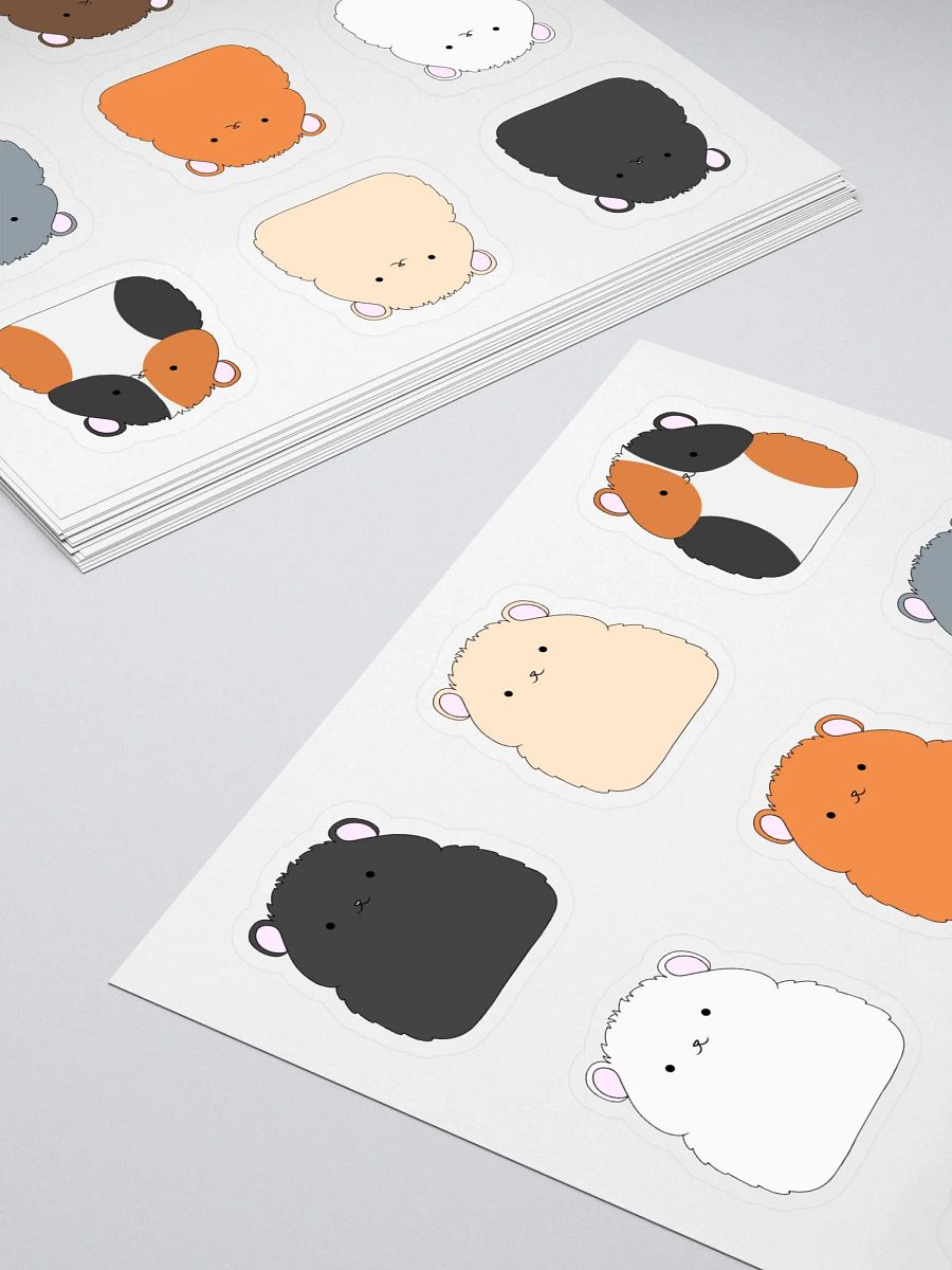 Classic Hamster Colours Sticker Sheet product image (4)