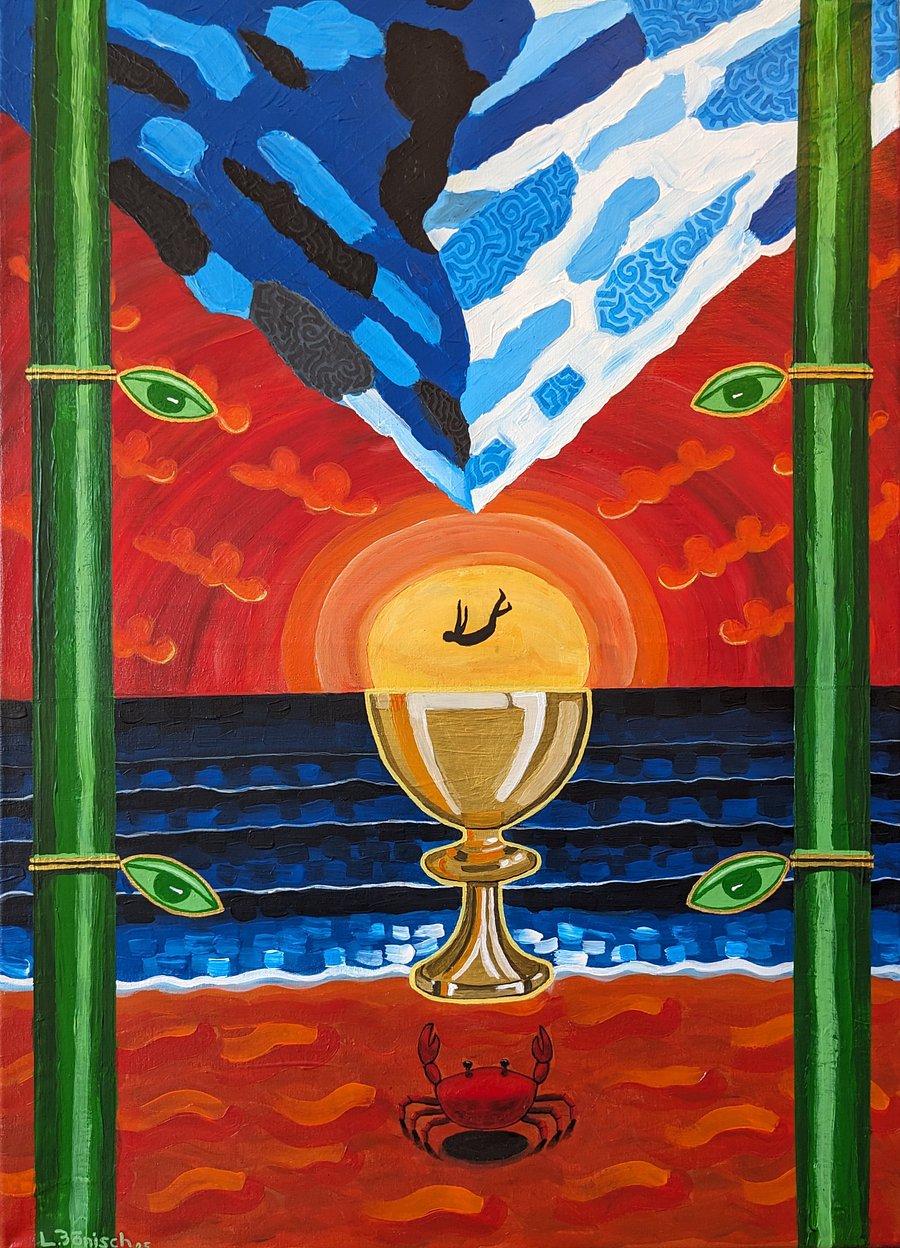 'The Metaphysician's Fall' Painting product image (1)