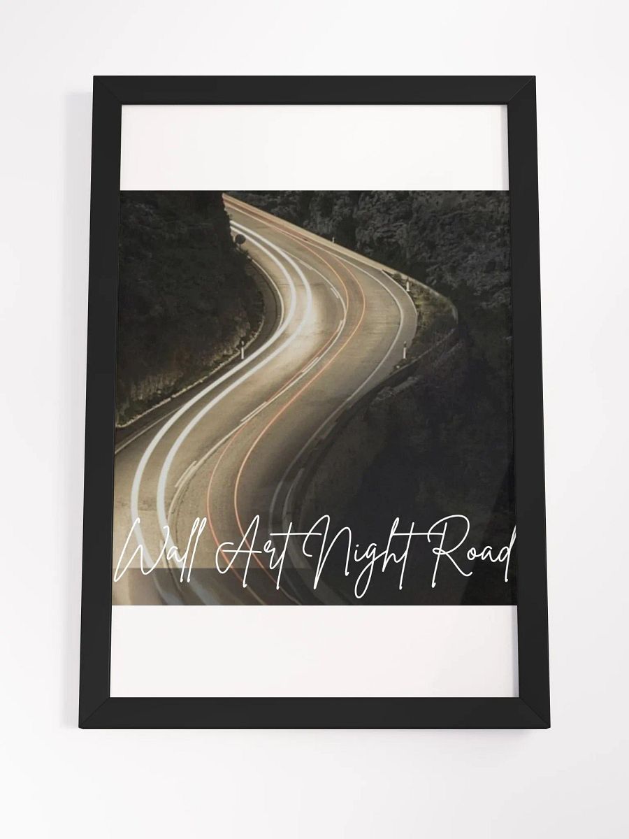 Art Road Framed High-Quality Matte Poster (in) product image (4)