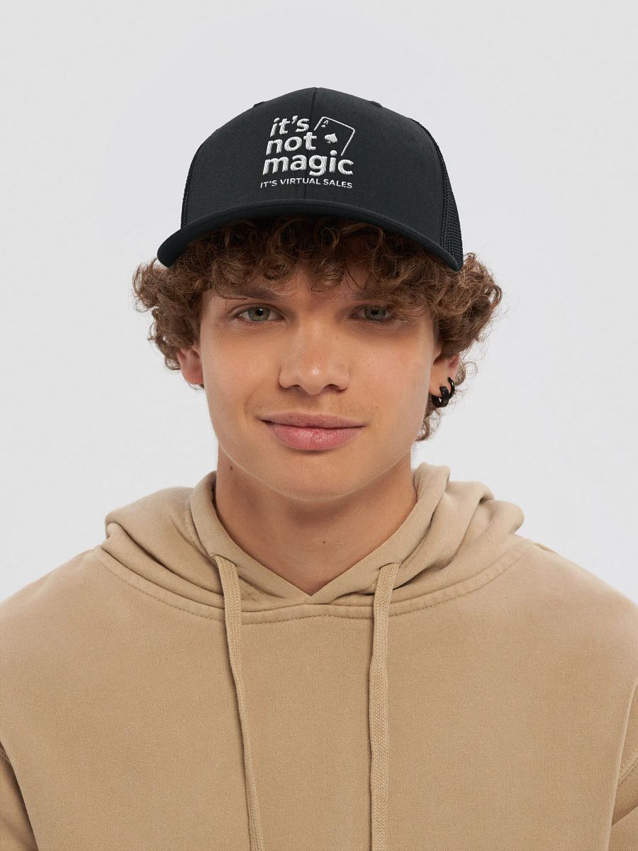 "It’s Not Magic" Virtual Sales Trucker Hat – Multicolor Edition product image (36)
