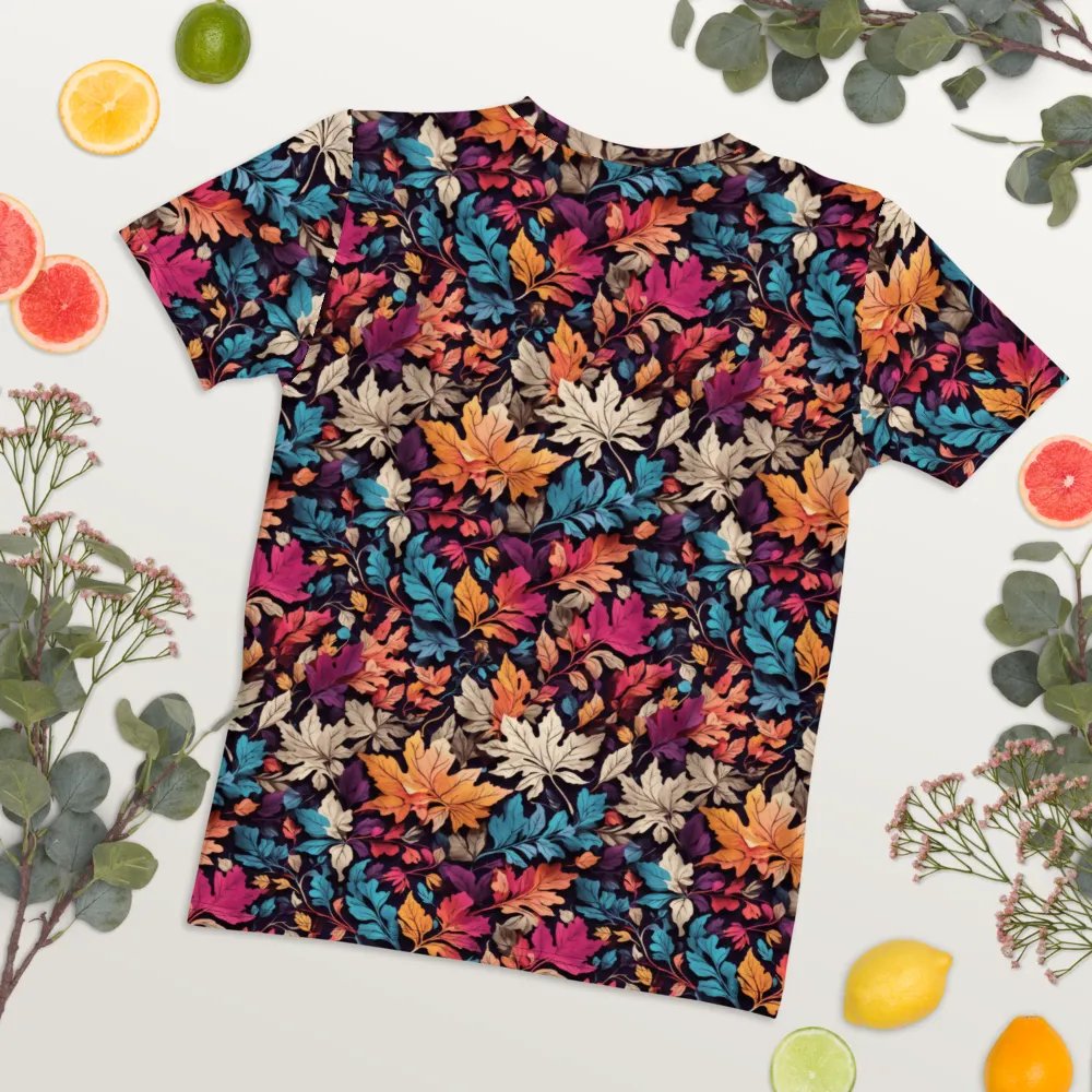 Leaf Pattern All Over Print T-shirt product image (8)