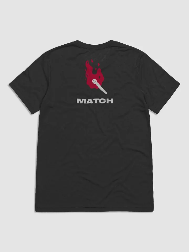 Match Tee (black triblend) product image (2)