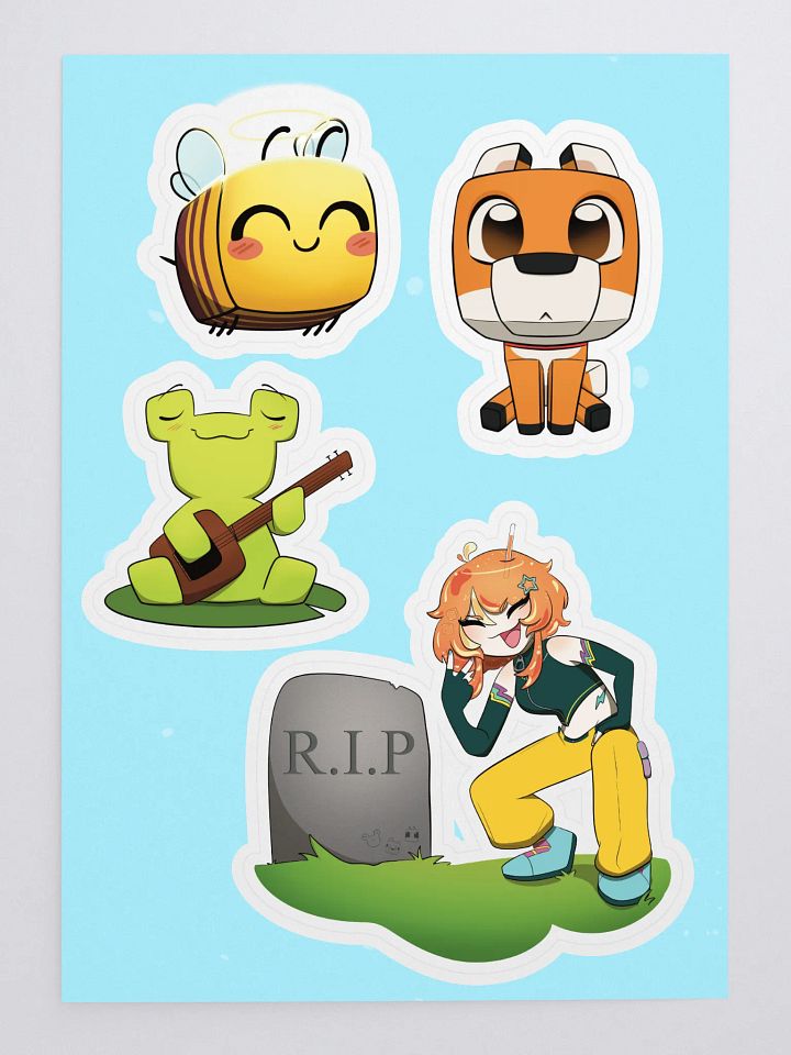 Minecraft Sticker Sheet product image (1)