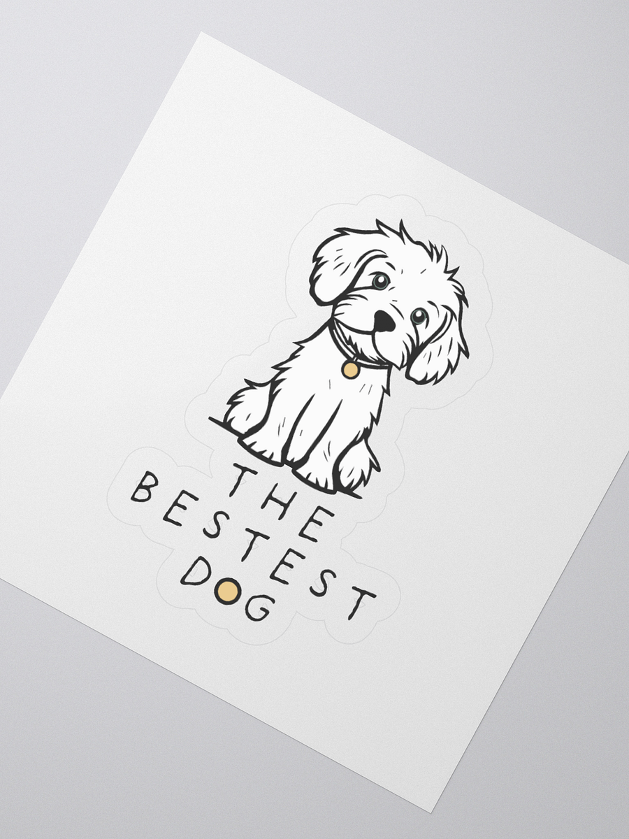 The Bestest Dog Logo Sticker product image (2)