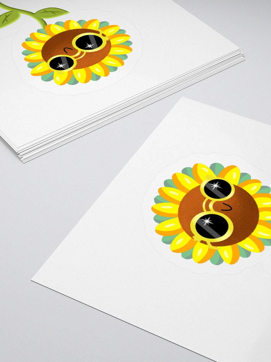 Summer vibe sunflower sticker product image (4)