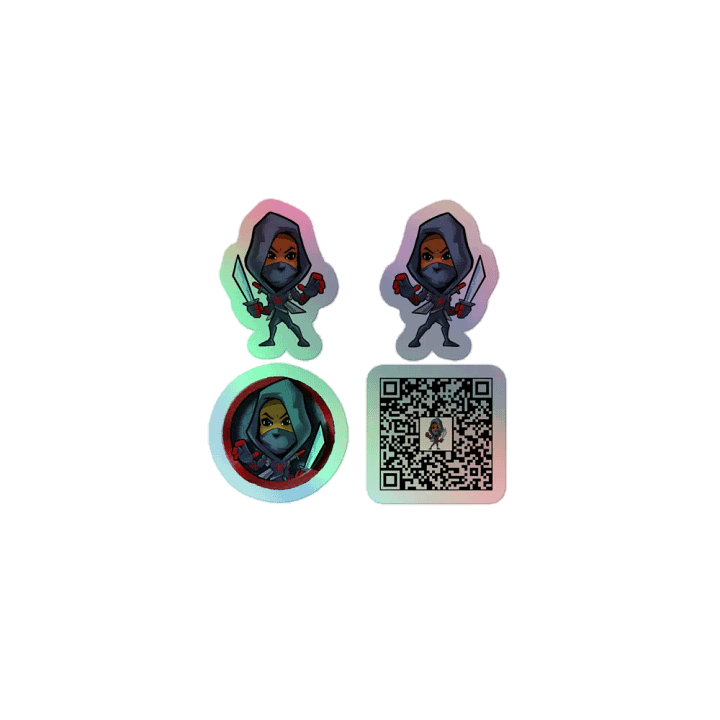 NinjaSpidey Holographic Sticker Set 1 product image (1)