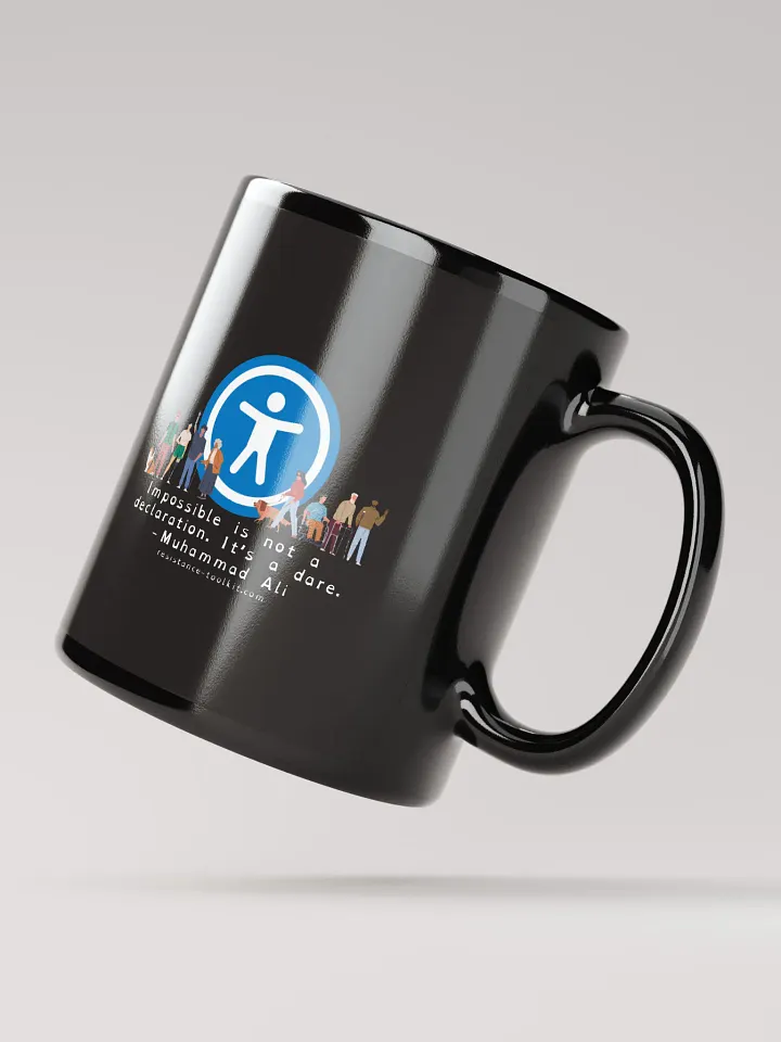 Imposible Is Not A Declaration - Black Mug product image (4)