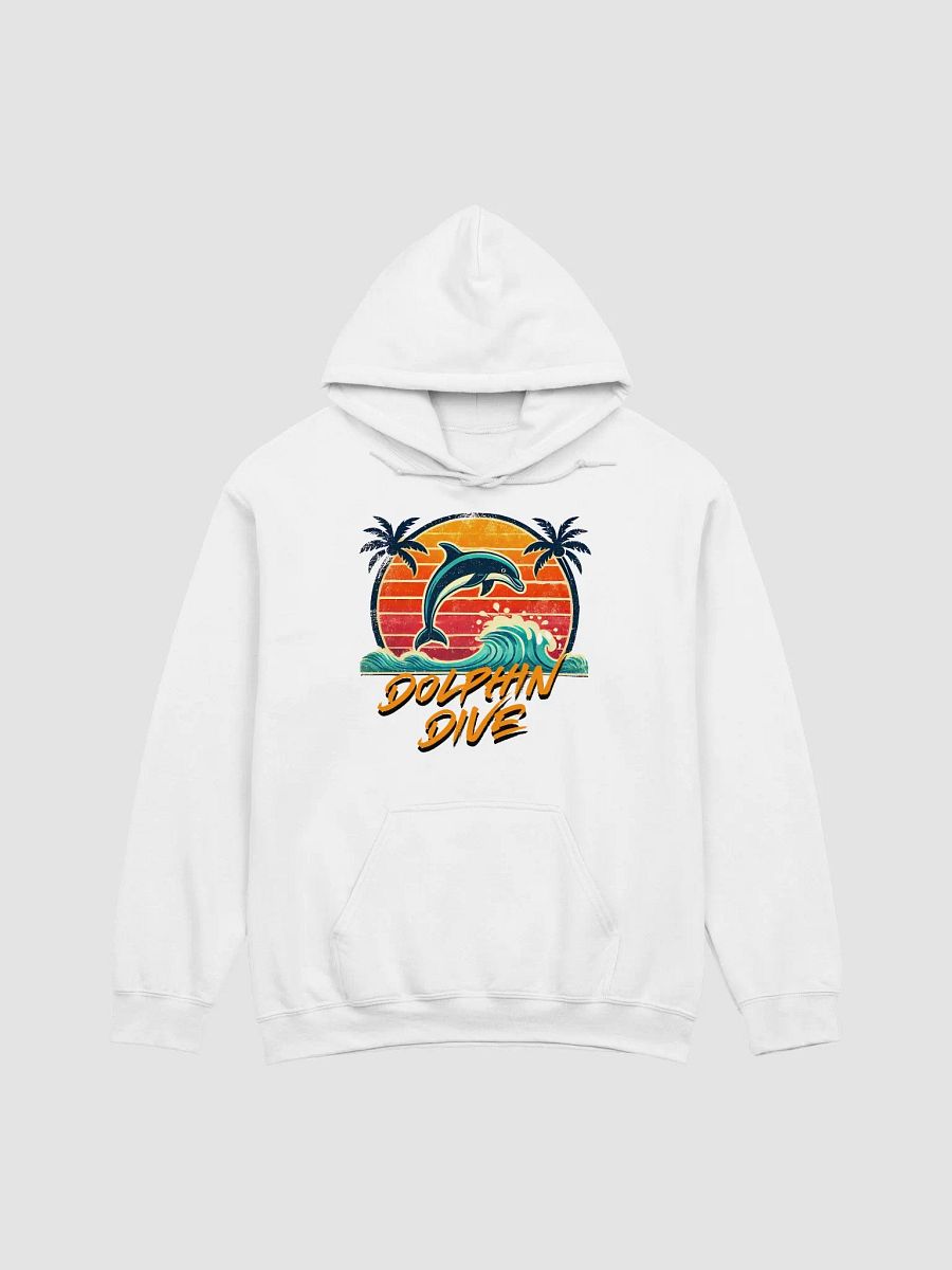 Tropical Sunset Dolphin Dive Hoodie product image (5)
