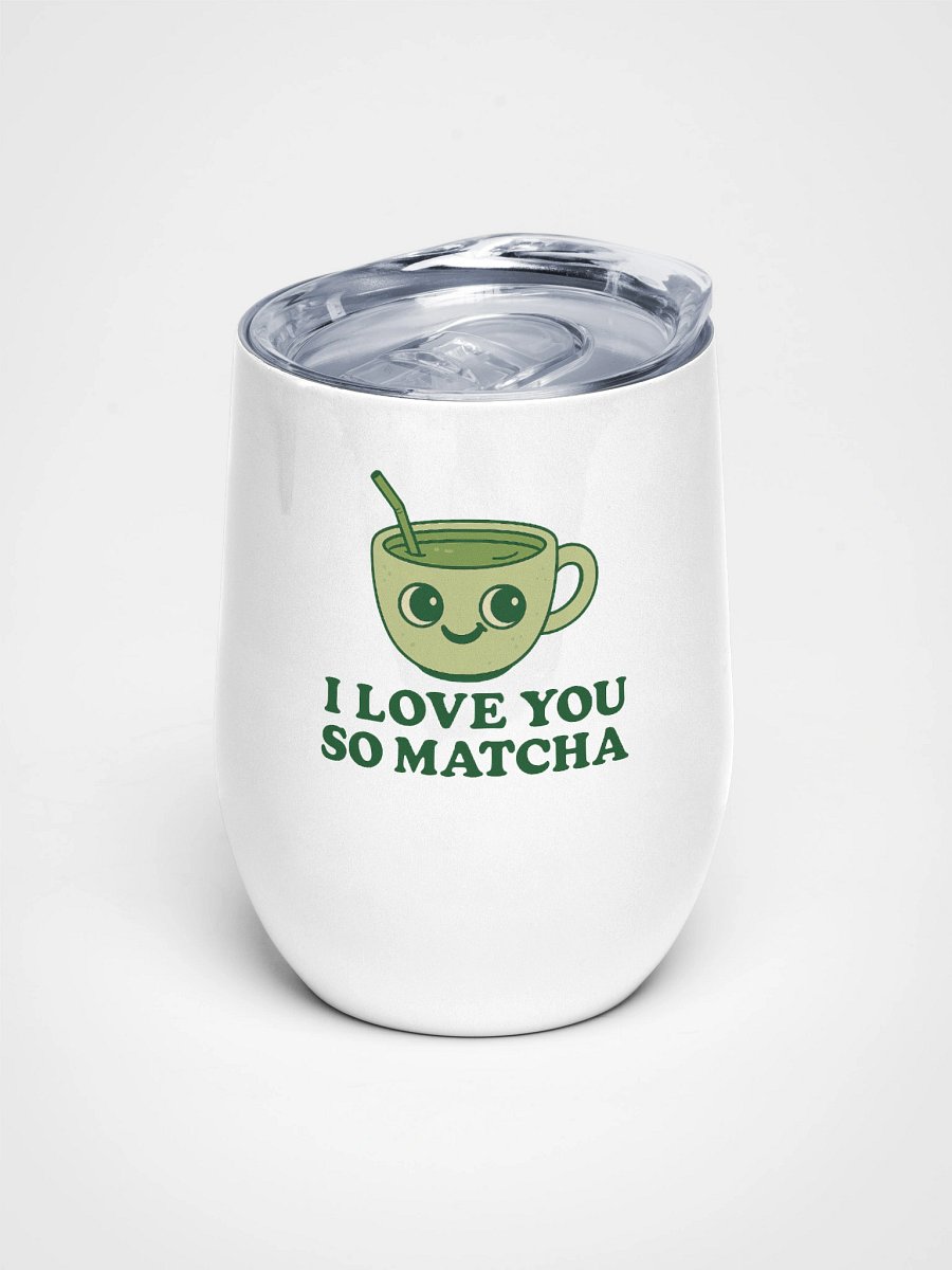 Matcha Love Wine Tumbler product image (1)