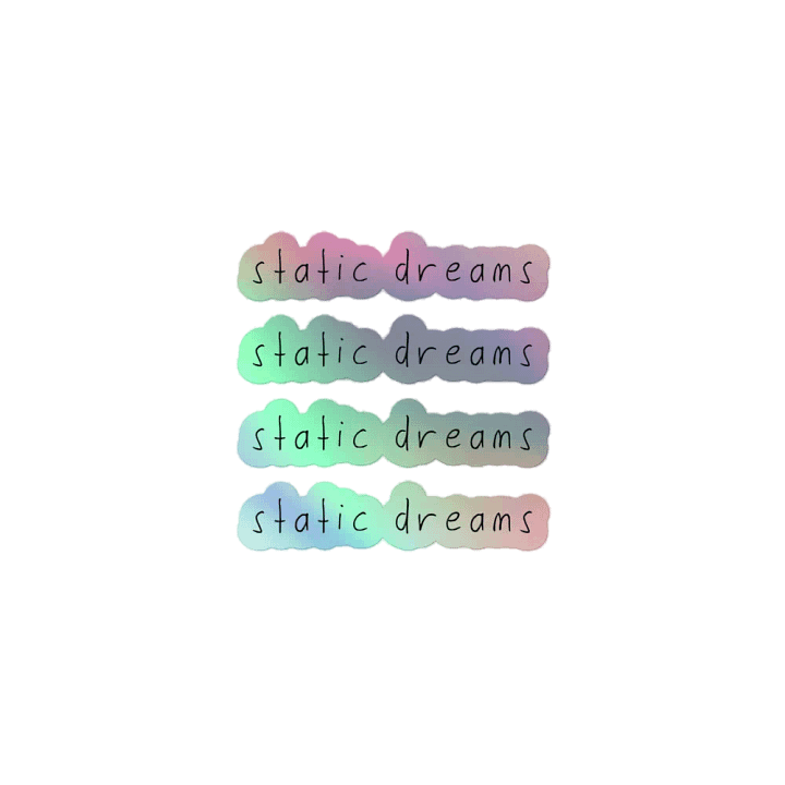 Static Dreams Holo Stickers product image (1)