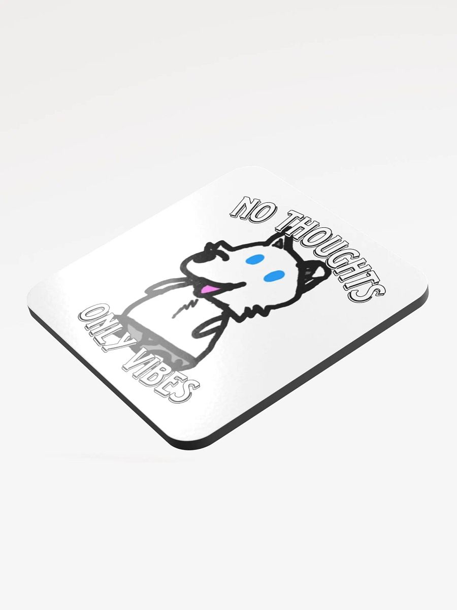 No Thoughts Only Vibes Liffy cork Coaster product image (3)