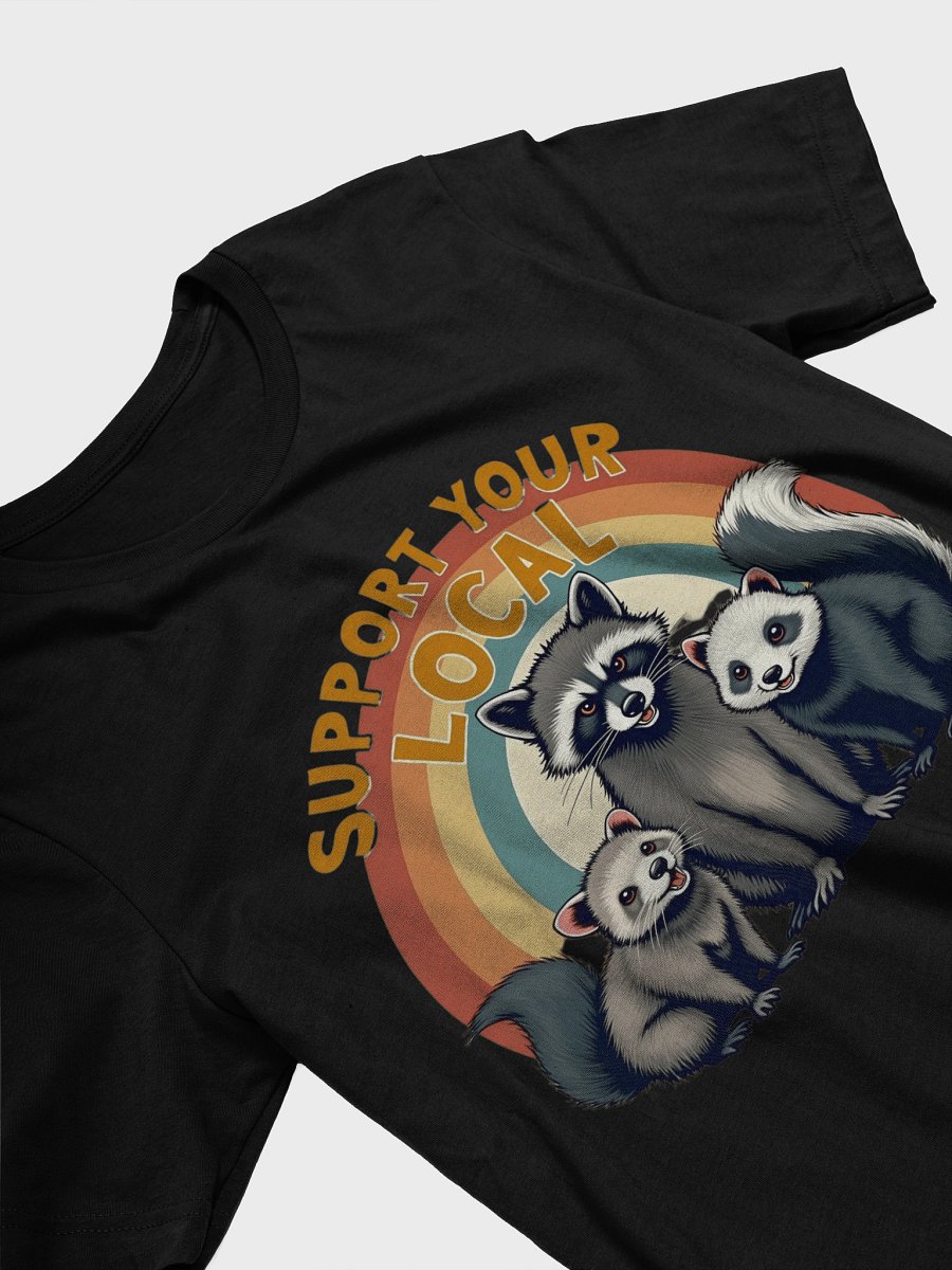 Rainbow Raccoon Trio T-Shirt product image (11)
