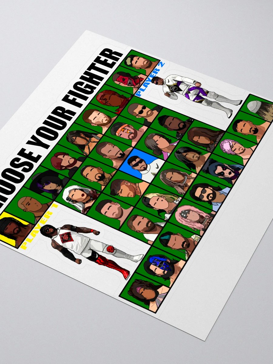 PEPW Choose Your Fighter Judah x Oliver Sticker product image (3)