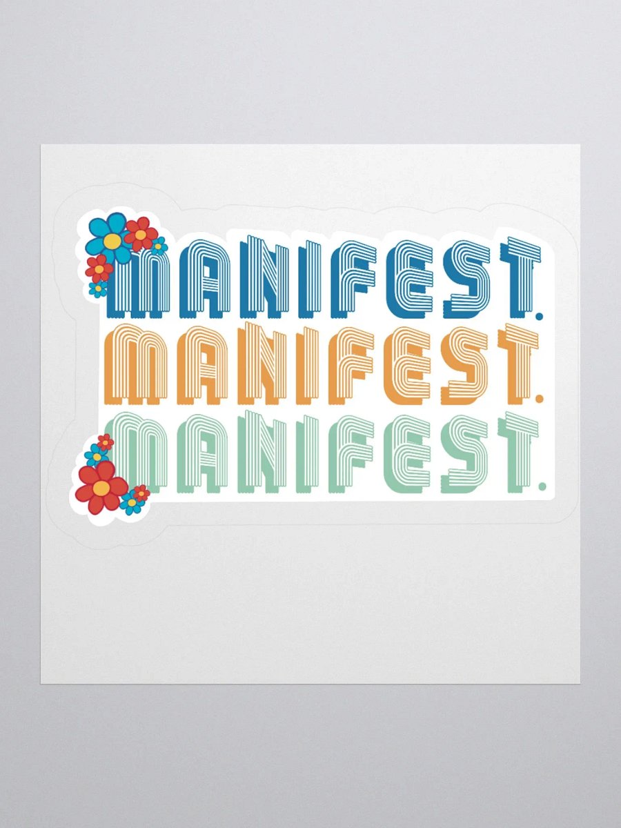 Manifest Kiss Cut Sticker product image (1)