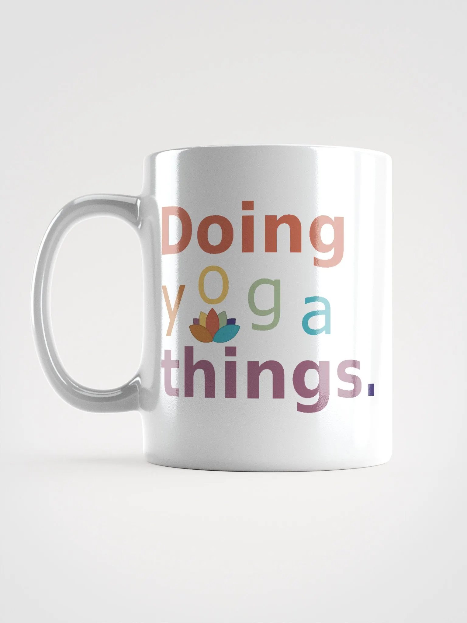 Doing Yoga Things Ceramic Mug product image (12)