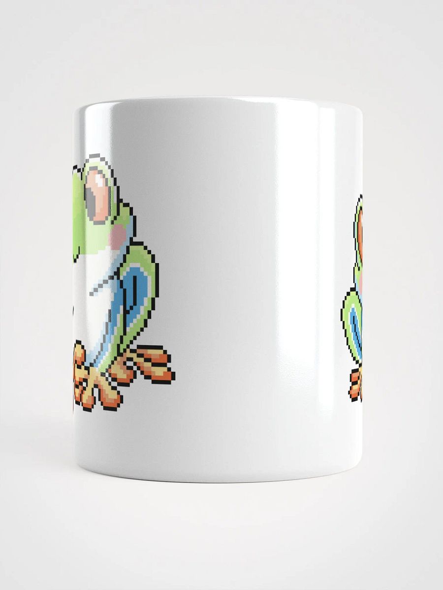 Light Green Rip the Frog White Glossy Mug product image (6)