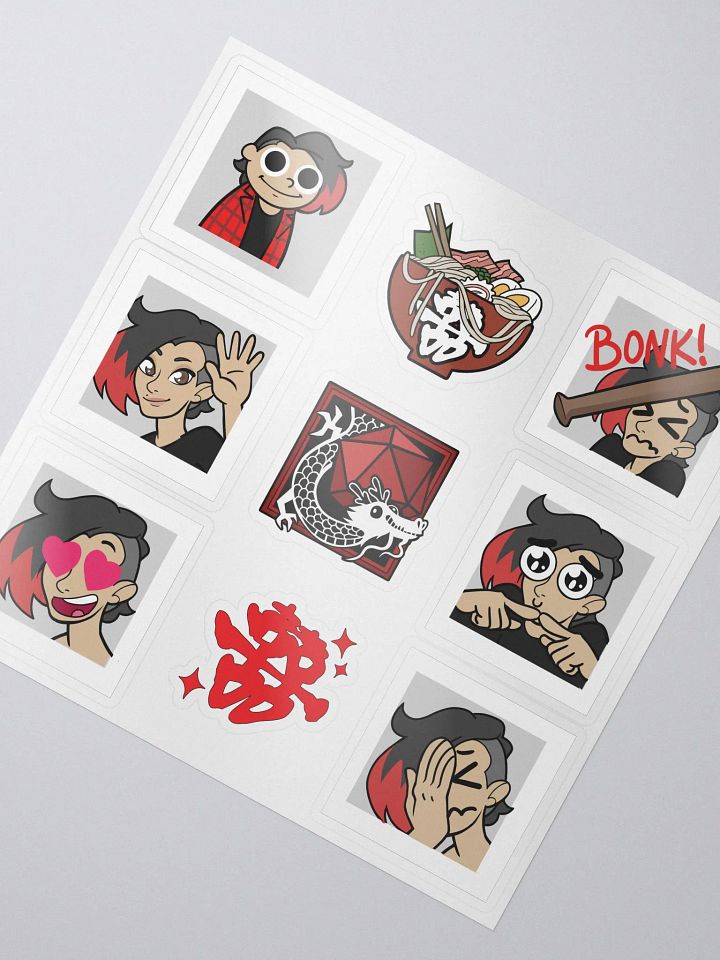 NanoKim Emote Sticker Set product image (2)