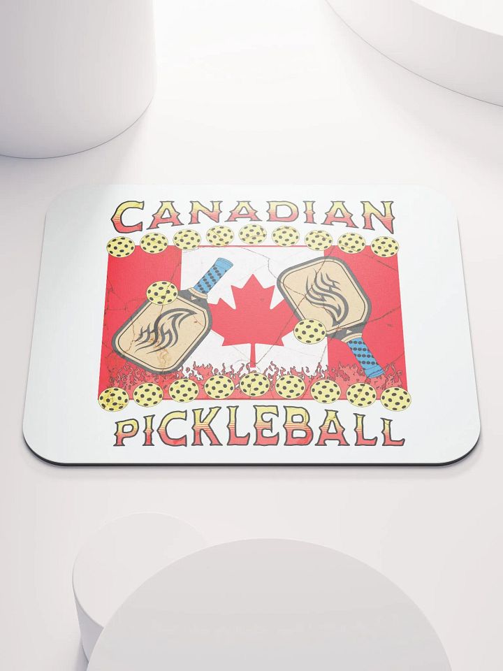 Canadian Flag Pickleball Classic Mouse Pad product image (1)
