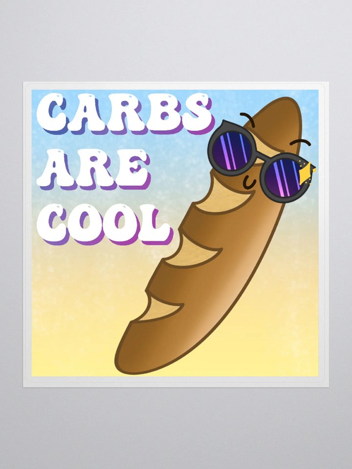 Carbs are Cool Sticker product image (2)