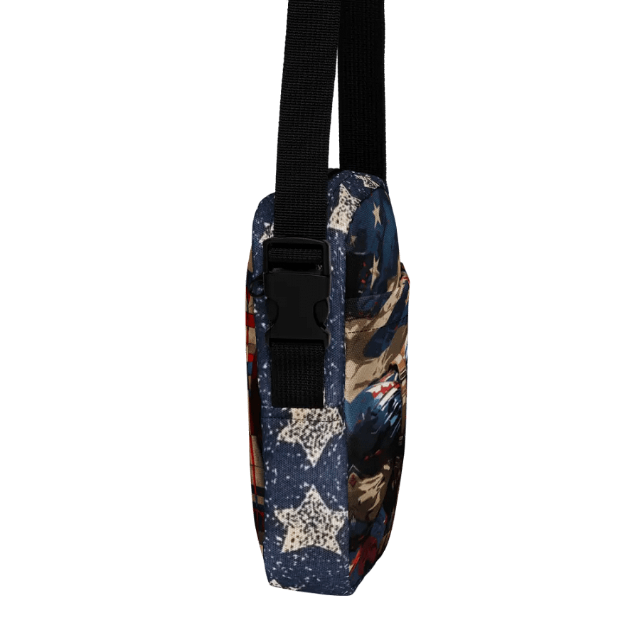 Buhay Tuklas Captain America Patriotic Avenger All-Over Print Crossbody product image (6)