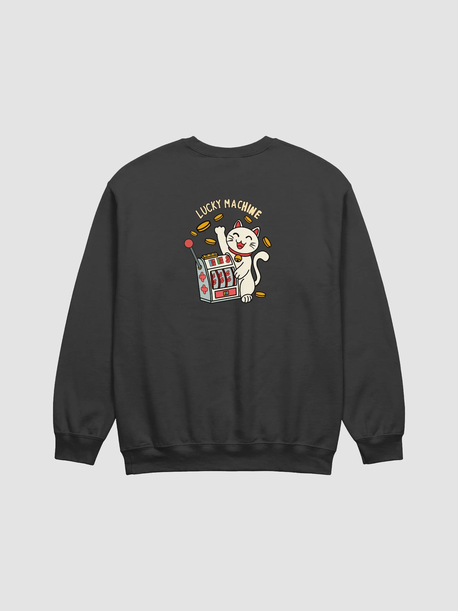 Lucky Cat Slot Machine Sweatshirt product image (25)