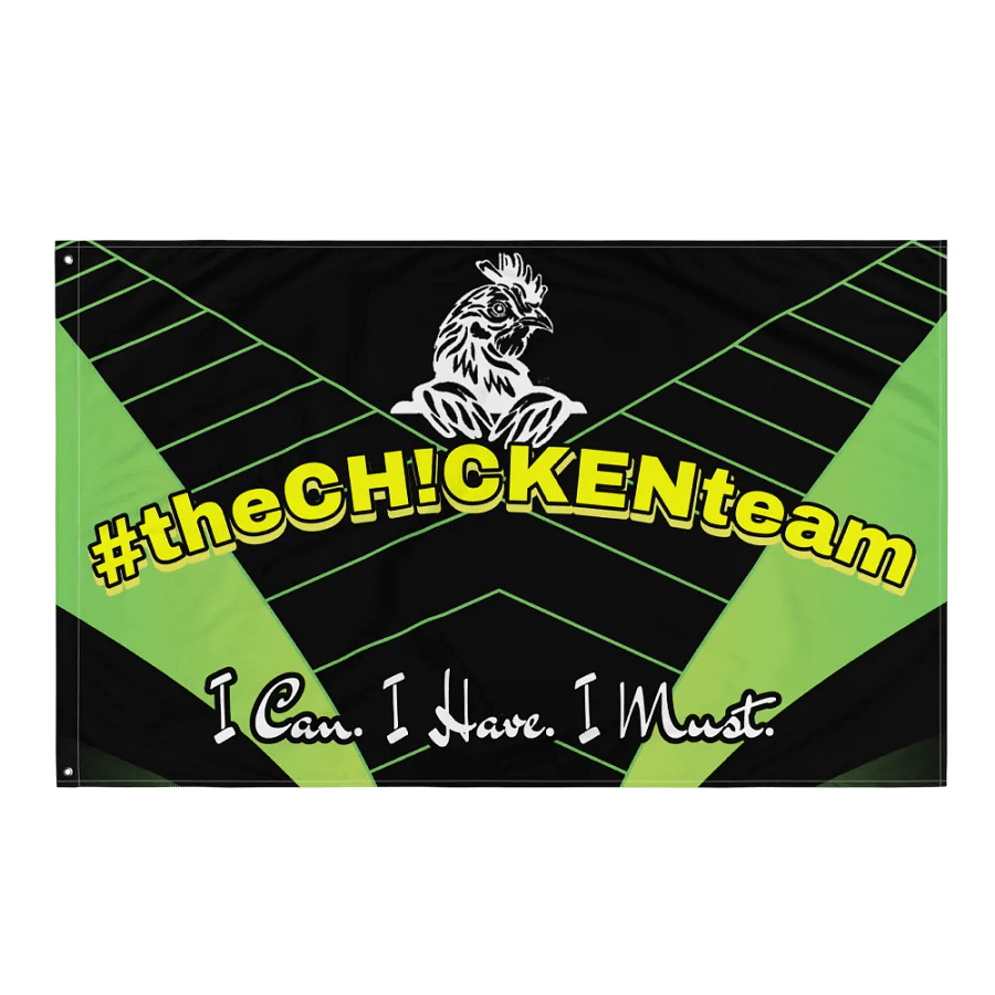 Official #theCH!CKENteam flag product image (9)