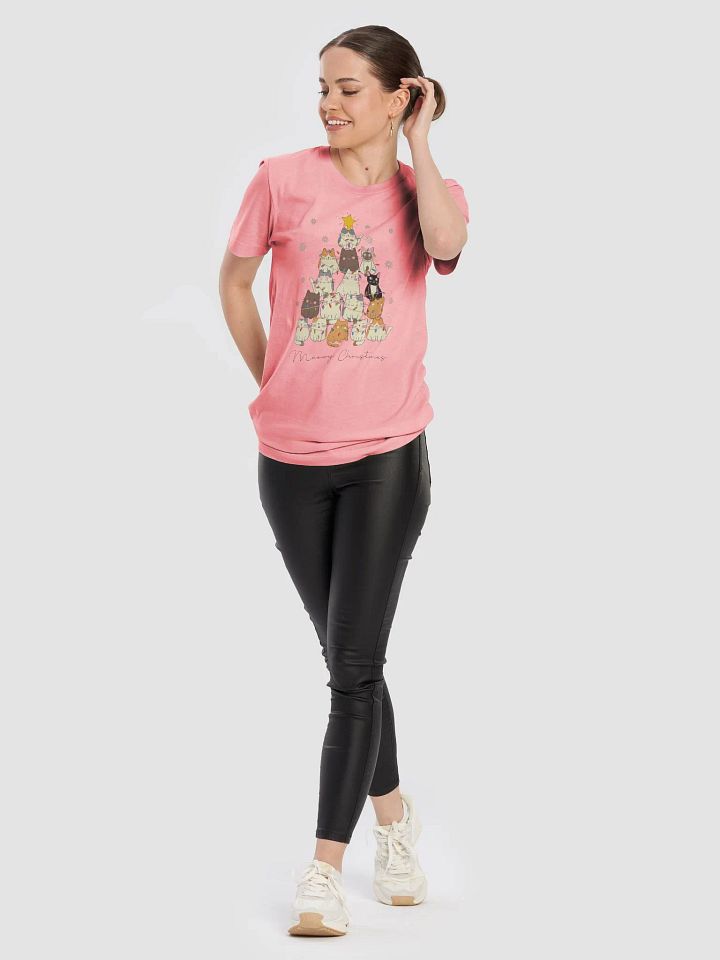 Meowy Christmas Cat Tree T-Shirt product image (2)