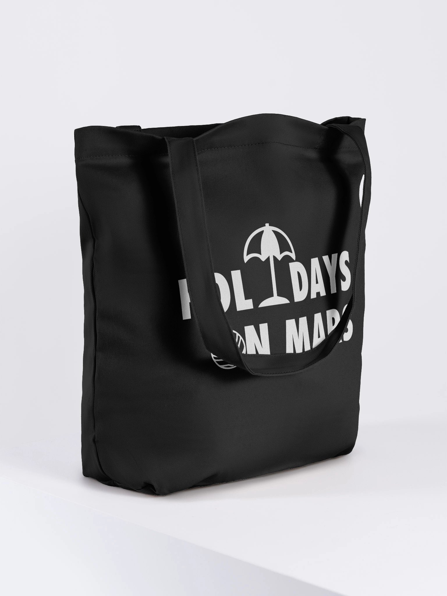 Holidays On Mars | White Logo Tote Bag product image (4)
