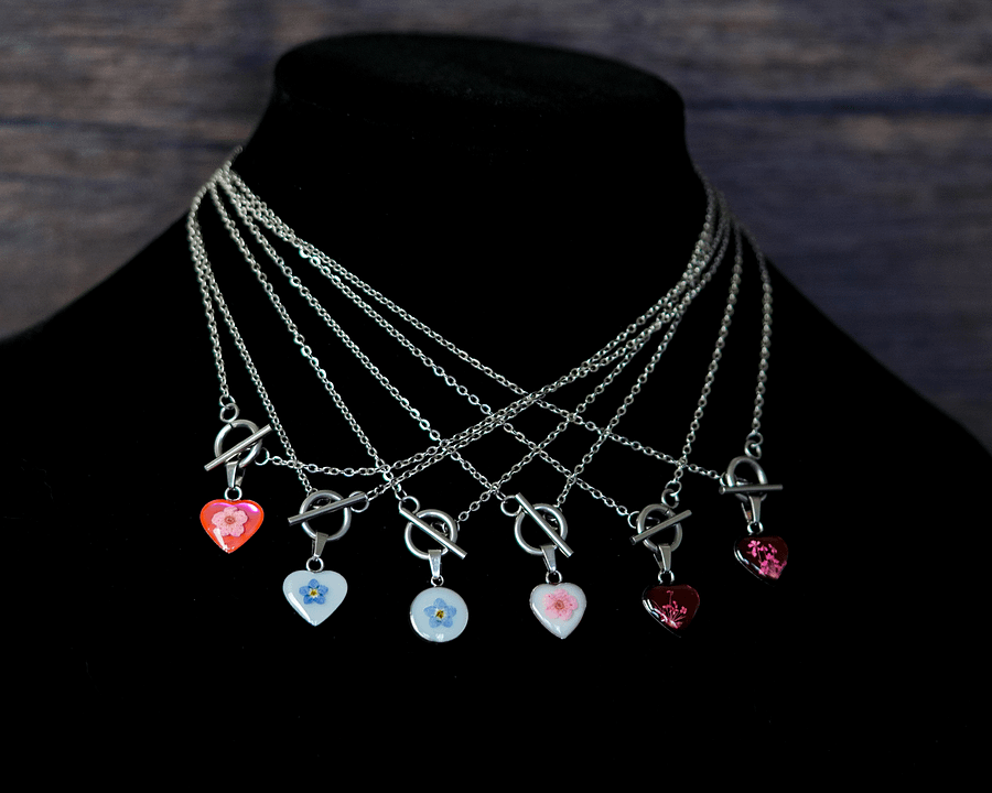 Pink Heart Necklace product image (3)