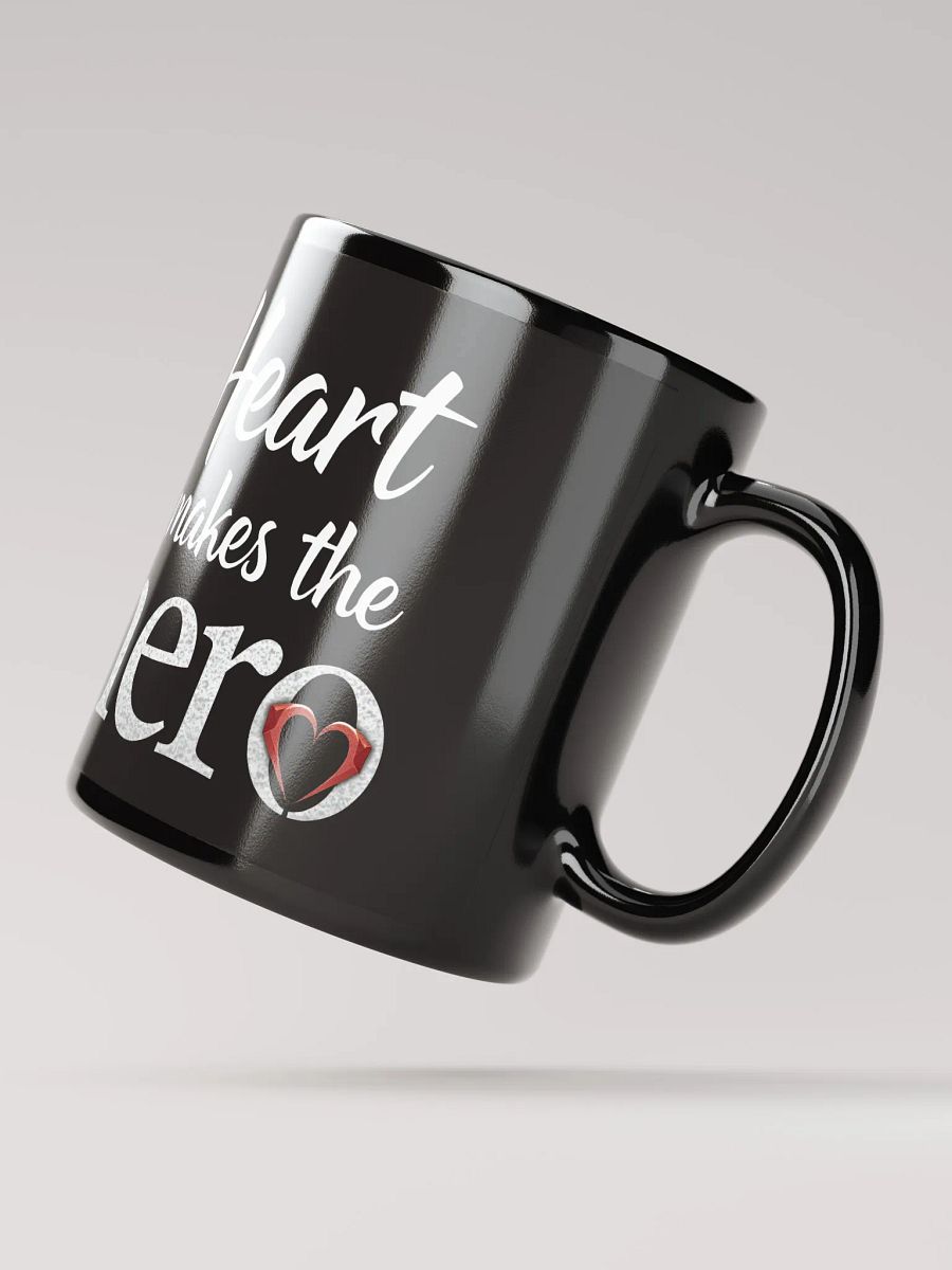 Heart Makes the Hero  Inspirational Mug – Empower Your Inner Wonder Woman Like Gal Gadot! product image (2)