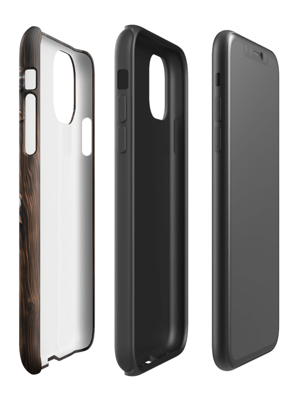Dark Roses Wood Carving Effect - Tough Phone Case product image (93)