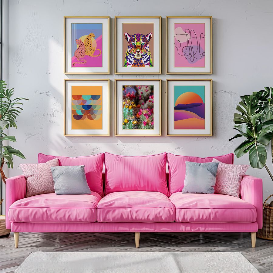 Eclectic Cactus Gallery Wall Set of 9 DIGITAL Prints product image (3)