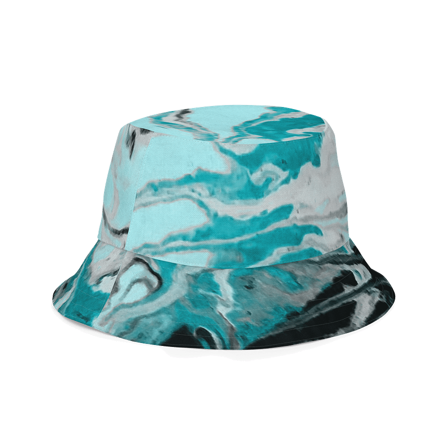 Fluid Turquoise Art Hat product image (5)