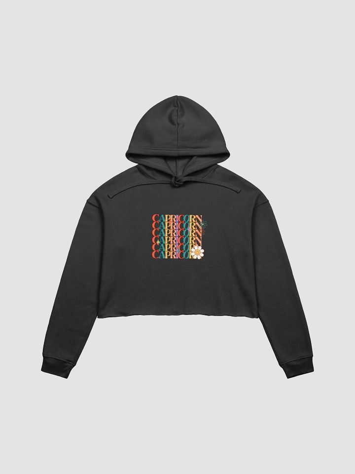 Capricorn Groovy Cropped Hoodie product image (1)