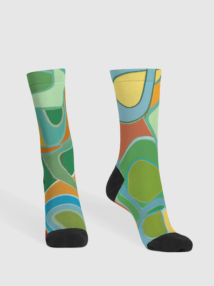 cool EcoChic Art Crew Socks product image (2)