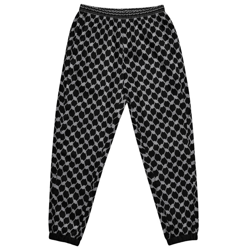 Black Keffiyeh Unisex Track Pants product image (1)