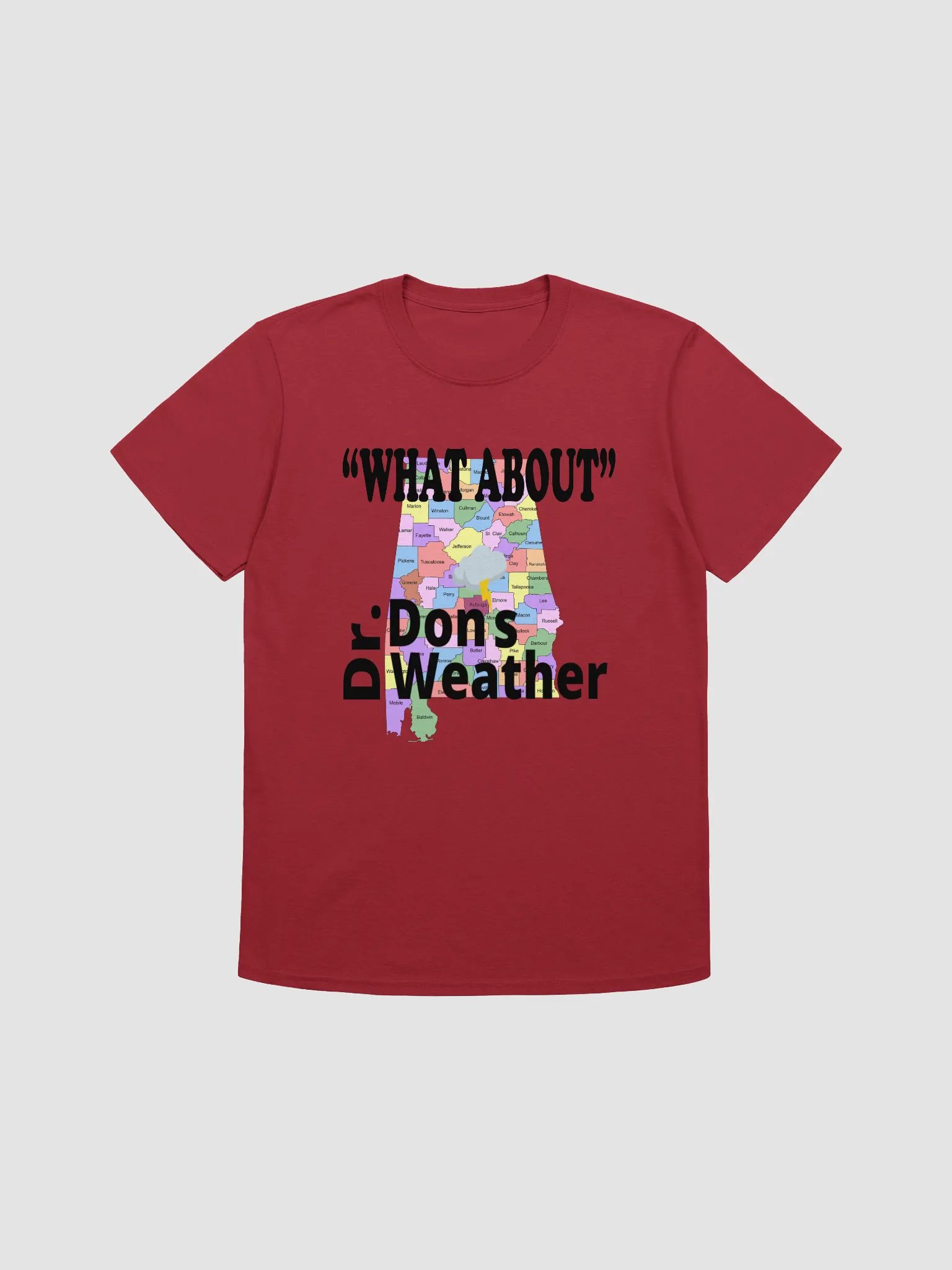 Alabama "WHAT ABOUT" T-Shirt BLK Print product image (1)