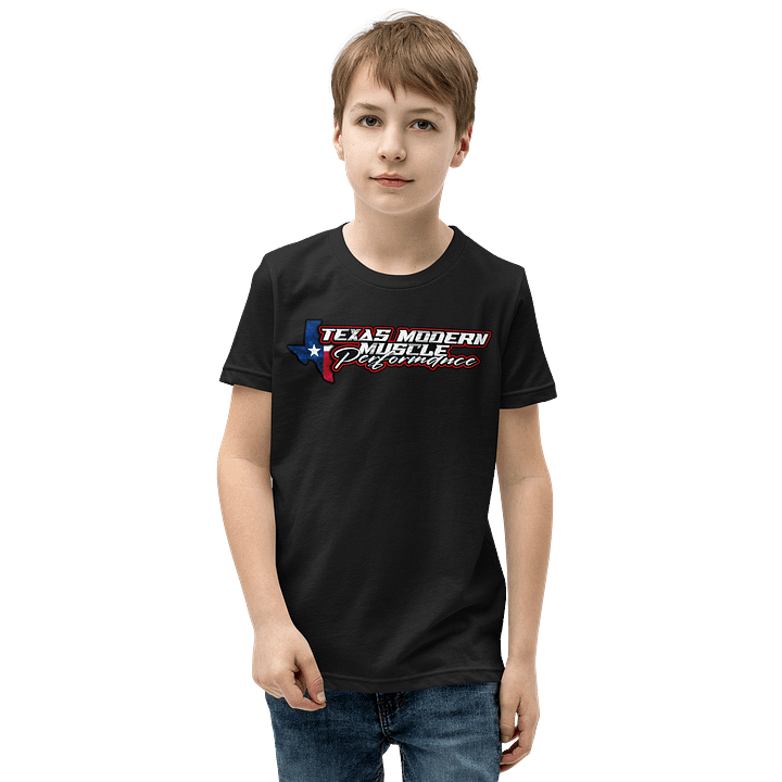 Texas Modern Muscle [Drag Cars] - Youth Tee product image (2)