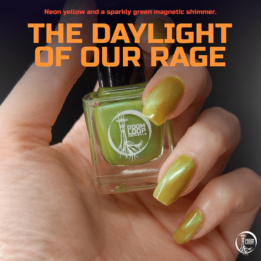 THE DAYLIGHT OF OUR RAGE - Magnetic Green and Neon Yellow Polish product image (1)