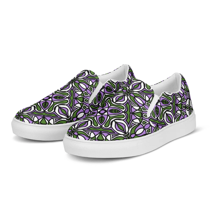 Mens Slip On Canvas - Gender Queer Abstract product image (2)