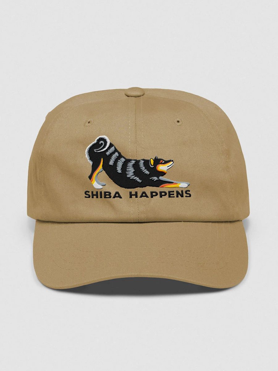Shiba Happens Classic Dad Hat(Embroidered) of a Shiba Inu(Tricolor) product image (1)