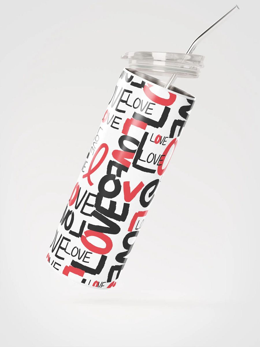 Valentine's Love Love Love Stainless Steel Tumbler: Share the Love product image (2)