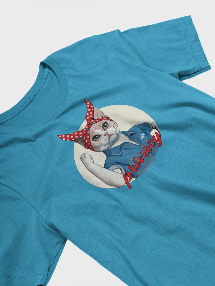Posie the Privacy Cat Full T-Shirt product image (2)