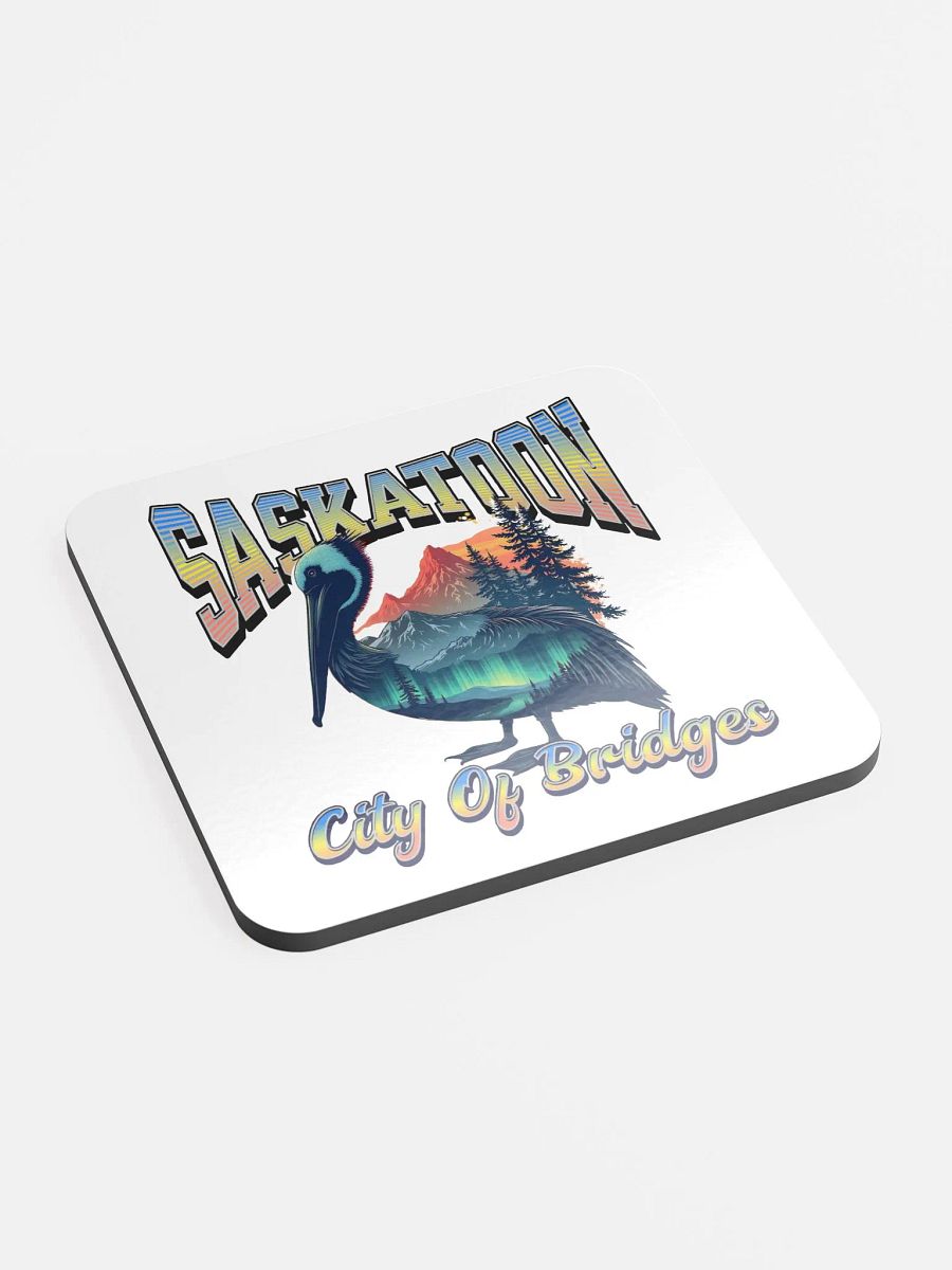 Saskatoon City Of Bridges Pelican Coaster Set product image (3)