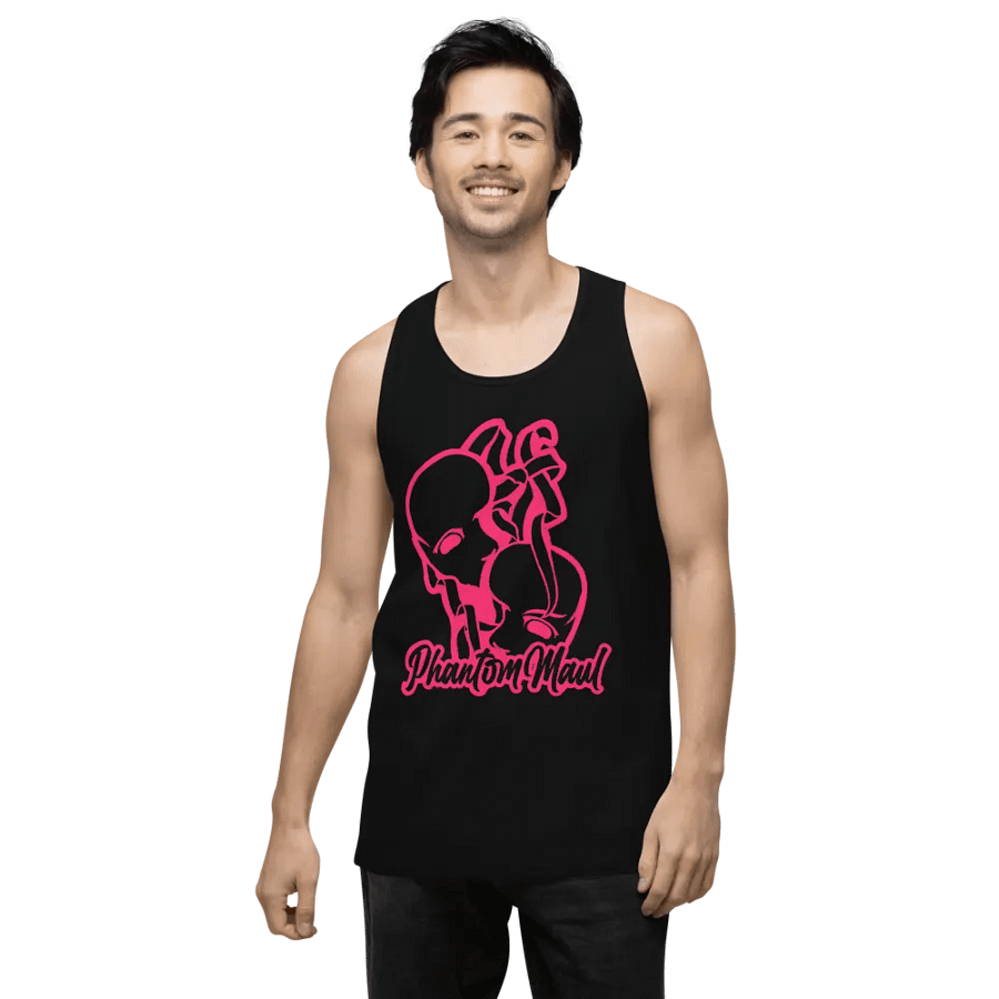 Hot Pink Big logo Men's Tank Top product image (16)