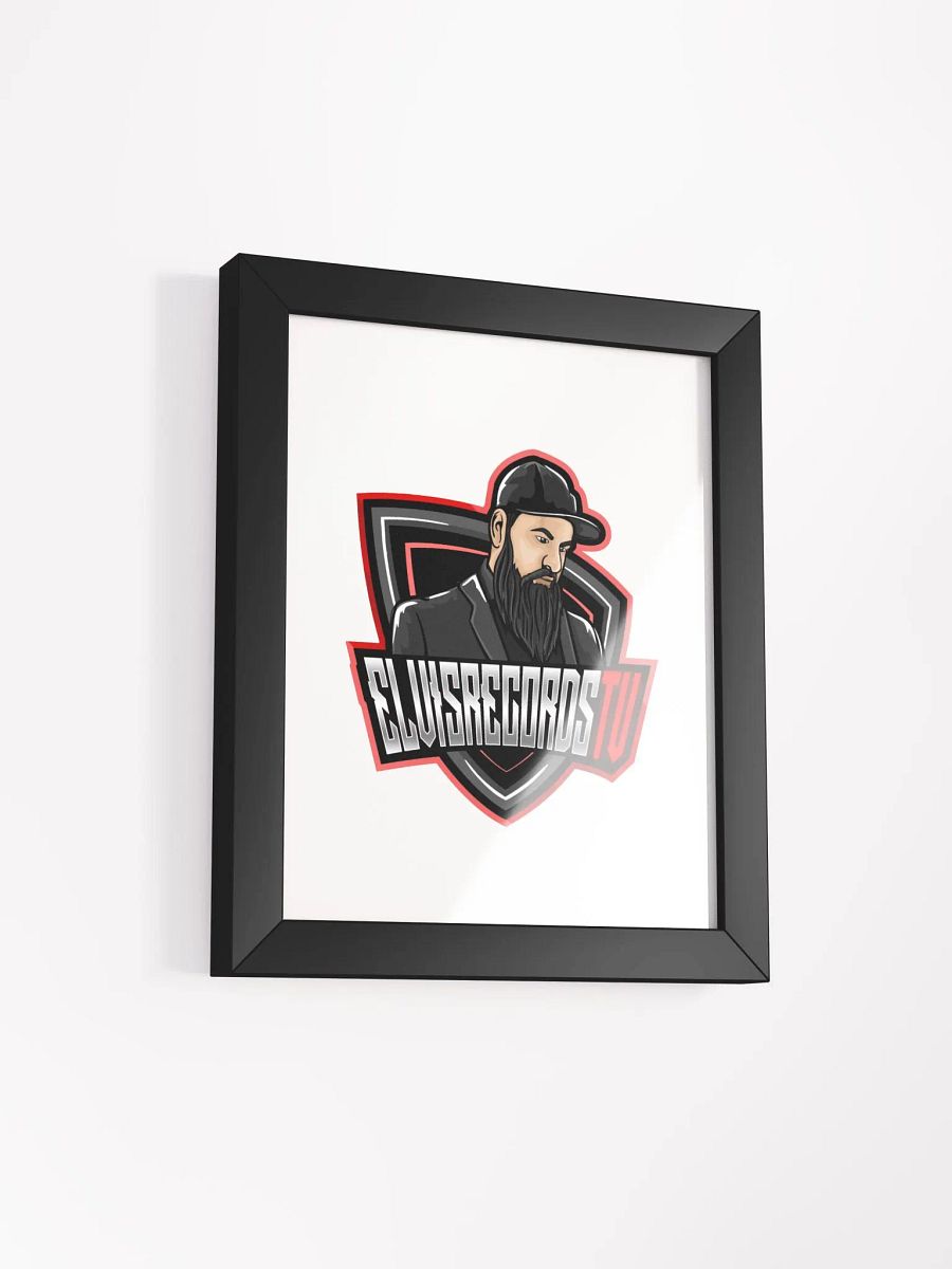 ELVISRecordsTV Logo Framed Matte Poster product image (56)