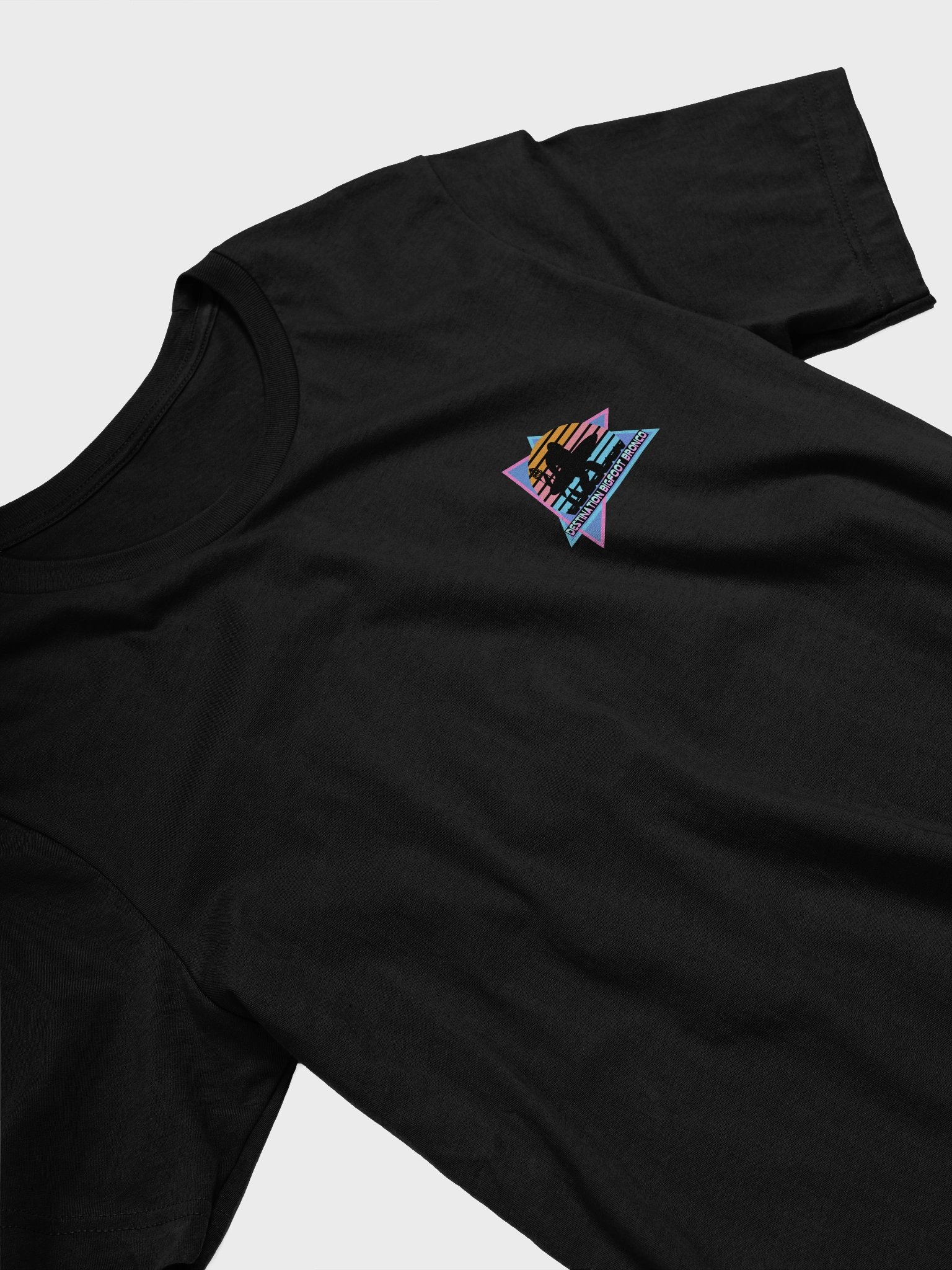 Destination Bigfoot Bronco Retro-Inspired T-Shirt (Black) product image (3)