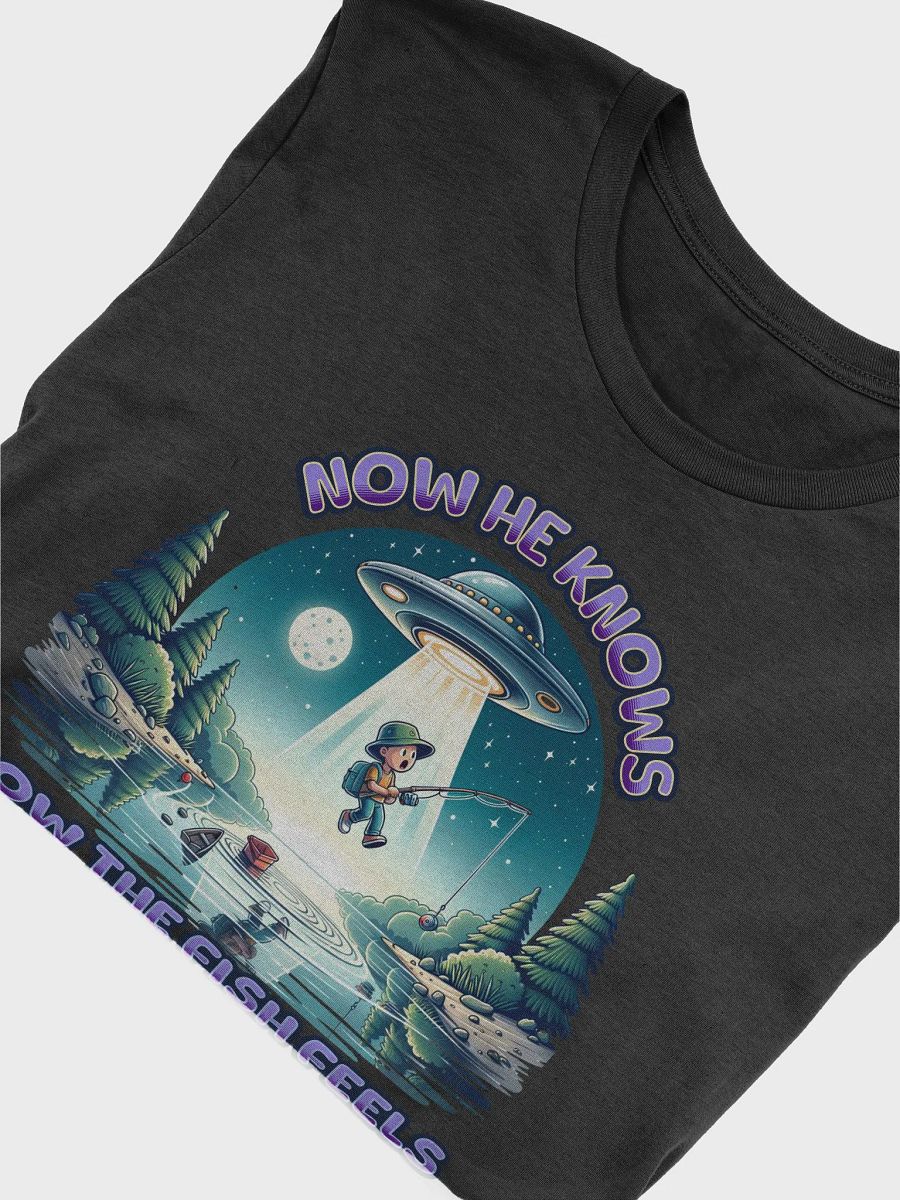 Alien Abducted Fisherman T-Shirt product image (7)