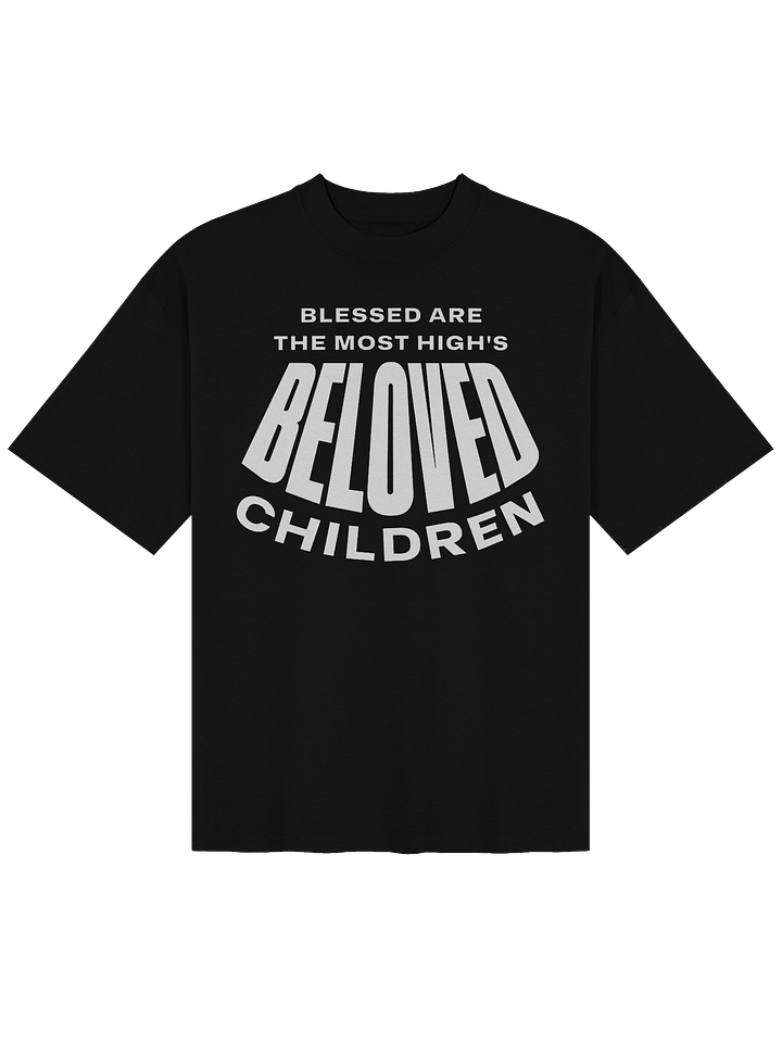 “BELOVED CHILDREN” UNISEX ORGANIC OVERSIZED T-SHIRT product image (1)